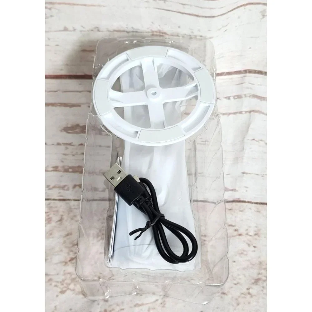 Universal Magic Snapshot: 360° Auto Face Tracking Selfie Tripod - ABS White